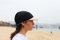 Visera Macana Negro y Beige